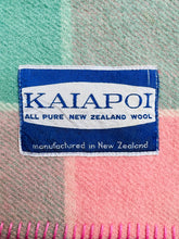 Load image into Gallery viewer, Pastel KNEE/PRAM New Zealand Wool Blanket **BARGAIN BLANKET**
