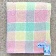 Pretty PasteIs SINGLE New Zealand Wool Blanket