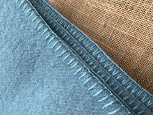 Load image into Gallery viewer, Cornflower Blue SINGLE Pure New Zealand Wool Blanket
