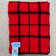 Ultra Vibrant Army Style SINGLE New Zealand Wool Blanket