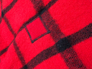 Ultra Vibrant Army Style SINGLE New Zealand Wool Blanket