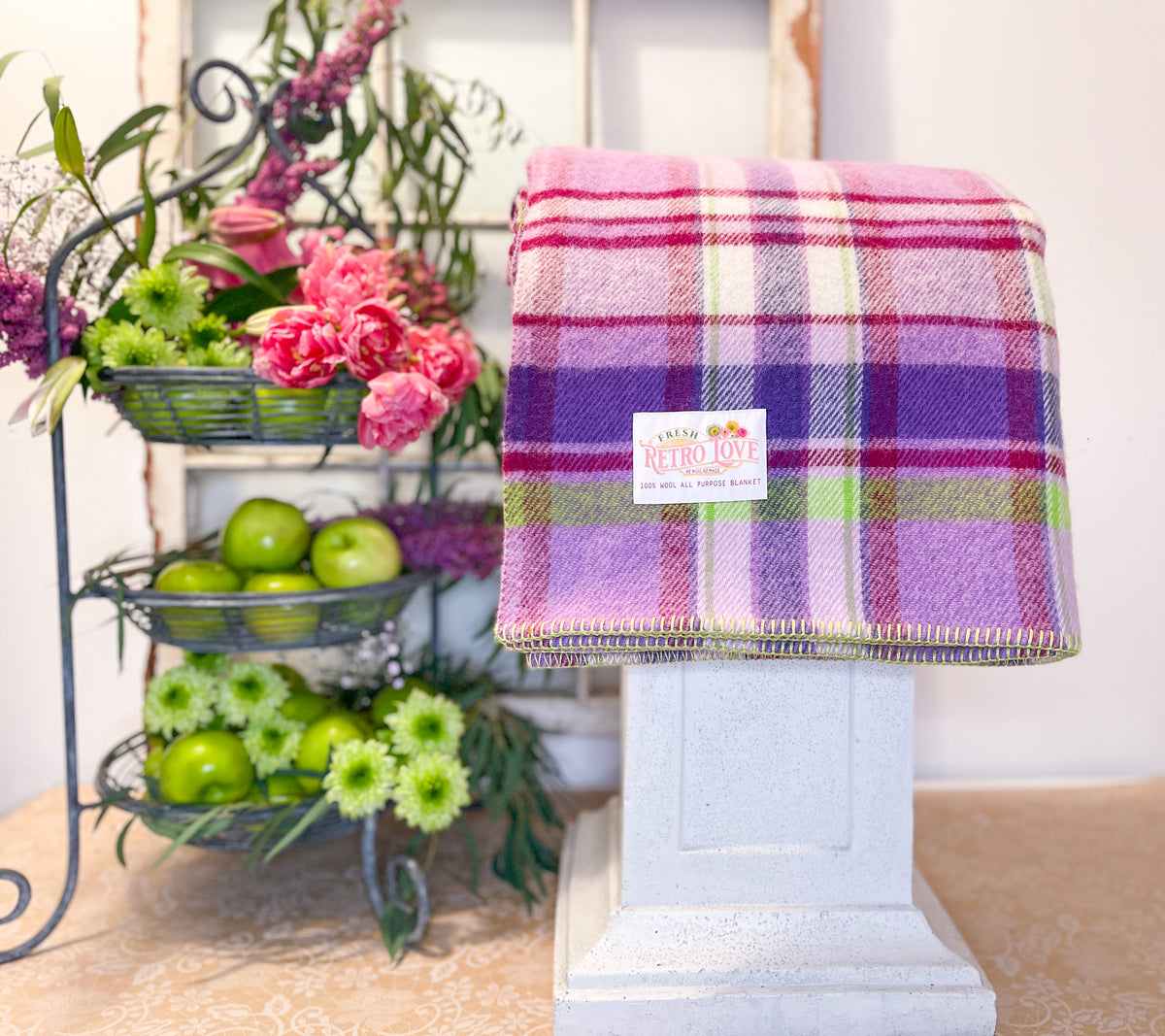 Winegum Collection (New Wool): Fresh GRAPE Love KNEE RUG/COT – Fresh ...