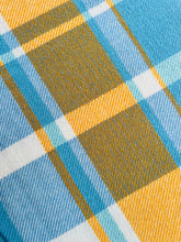 Load image into Gallery viewer, Sailboat Blue and Melon KING SINGLE New Zealand Wool Blanket
