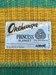 EXCEPTIONAL Onehunga Princess QUEEN Pure Wool Blanket