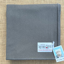 Load image into Gallery viewer, Ash Grey **ONE LEFT** NEW NZ MERINO Wool Blanket KNEE/COT Size

