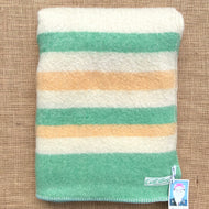 **BARGAIN BLANKET** Super Soft SINGLE English Wool Blanket Longer
