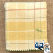 Load image into Gallery viewer, Neutrals Plaid SINGLE KAIAPOI New Zealand Wool Blanket
