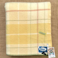 Neutrals Plaid SINGLE KAIAPOI New Zealand Wool Blanket
