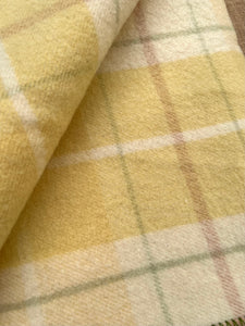 Neutrals Plaid SINGLE KAIAPOI New Zealand Wool Blanket