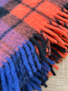 Oversize and Super Thick TRAVEL RUG Wool Blanket