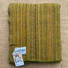 Load image into Gallery viewer, Fresh Olive &quot;End of Day&quot; SINGLE New Zealand Wool Blanket
