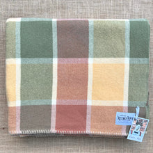 Load image into Gallery viewer, Soft Autumn Neutral Tones DOUBLE New Zealand Wool Blanket
