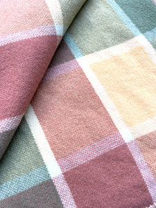 Soft Autumn Neutral Tones DOUBLE New Zealand Wool Blanket
