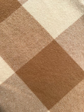 Load image into Gallery viewer, Gorgeous Neutral Browns SINGLE Onehunga NZ Wool Blanket
