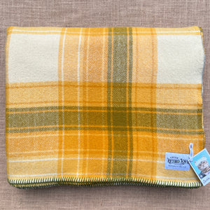 Super Fresh Retro Fav! DOUBLE/QUEEN New Zealand Pure Wool Blanket