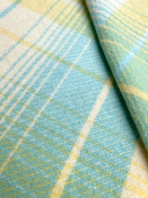 Load image into Gallery viewer, Pastel Lemon &amp; Mint SINGLE Pure New Zealand Wool Blanket
