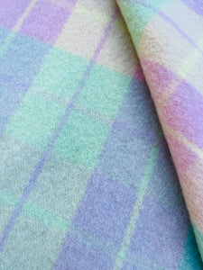 Thick and Fluffy Pastel Favourite SINGLE NZ Wool Blanket