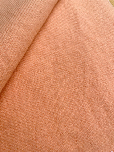 Soft Vintage Peach DOUBLE Pure New Zealand Wool Blanket