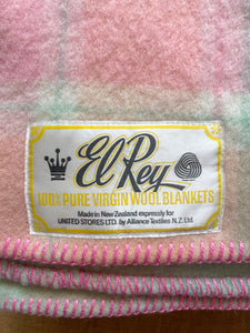 Super Fluffy and Thick DOUBLE El Rey Range New Zealand Wool Blanket