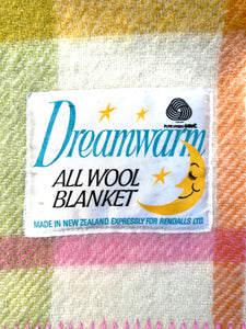 Soft and Fun Bright SINGLE New Zealand Wool Blanket