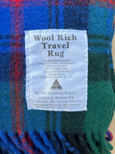 Load image into Gallery viewer, Thick and Cosy Wool Rich TRAVEL RUG - Australian made
