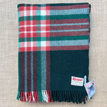Load image into Gallery viewer, Collectible Kaiapoi TRAVEL RUG - Dark Green, Red and Cream
