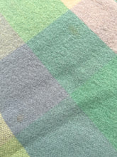 Load image into Gallery viewer, Mint, Pink &amp; Mauve Onehunga SINGLE NZ Wool **Bargain Blanket**
