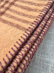 Ultra Thick & Fluffy ONEHUNGA WOOLLEN MILLS SINGLE Pure Wool Blanket