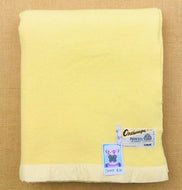 Lemon Thick SINGLE Wool Blanket PRINCESS Onehunga - Fresh Retro Love NZ Wool Blankets
