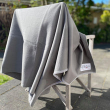 Load image into Gallery viewer, Ash Grey **ONE LEFT** NEW NZ MERINO Wool Blanket BABY Size
