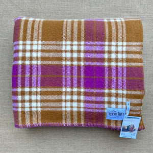 Extra Thick and Bold KING SINGLE New Zealand Wool Blanket WITH LABEL