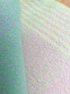Thick & Soft Pastel SINGLE Pure New Zealand Wool Blanket