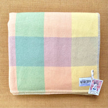 Load image into Gallery viewer, Lightweight Sorbet Colours NZ Wool KING SINGLE Blanket
