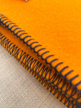 Load image into Gallery viewer, Super Bright Orange SINGLE New Zealand Wool Blanket
