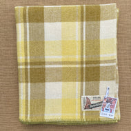 Lemon & Olives SINGLE New Zealand Wool Blanket