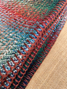 Rustic Earthy THROW New Zealand Wool Blanket