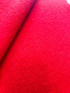 Firetruck Red SINGLE Roslyn Woollen Mills NZ Wool Blanket