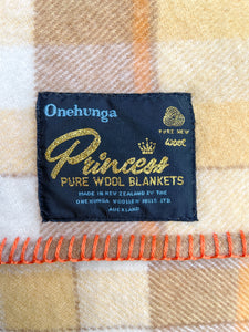 Super Thick Warm Browns DOUBLE Wool Blanket - Onehunga Woollen Mills