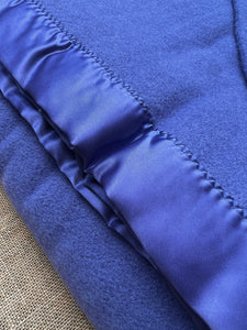New in Plastic Satin Edge KING New Zealand Wool Blanket