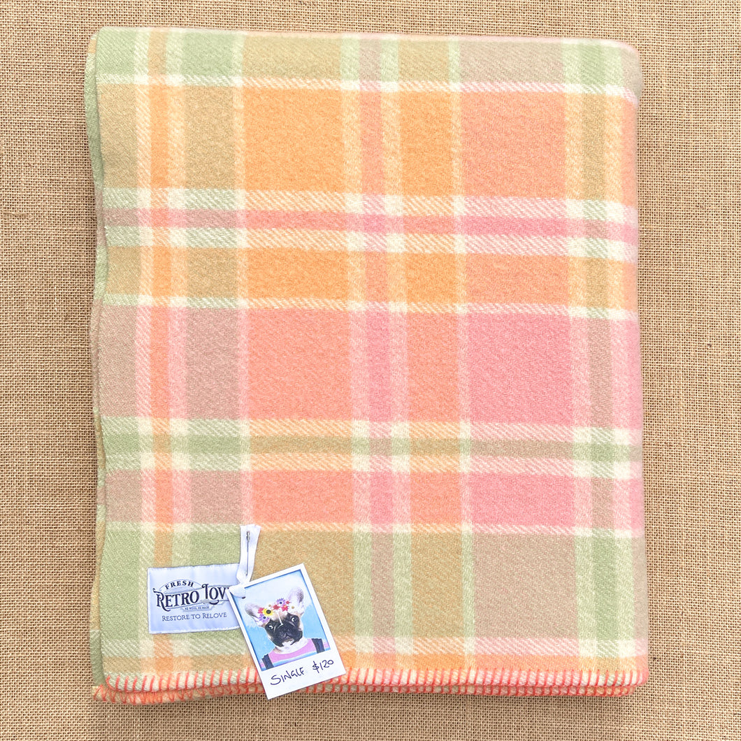 Tangy Fruits SINGLE New Zealand Wool Blanket