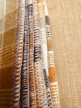 Load image into Gallery viewer, Poppa Styles Brown Check SINGLE Soft and Cosy - Fresh Retro Love NZ Wool Blankets

