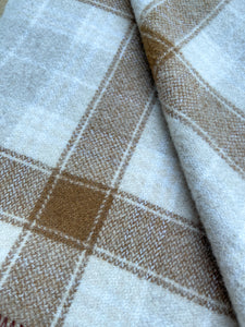 Natural Oatmeal Brown SINGLE Galaxie New Zealand Wool Blanket