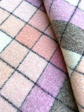 Load image into Gallery viewer, Magenta Cute! SMALL SINGLE/THROW Pure Wool Blanket
