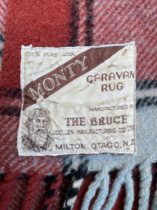 Vintage Monty TRAVEL RUG - Rare Item