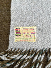 Load image into Gallery viewer, Collectible CAR RUG Onehunga Woollen Mills with Rainbow Tiki NZ Wool Blanket
