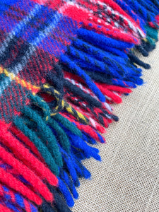 Fluffy & Soft MACPHERSON Tartan TRAVEL RUG New Zealand Wool Blanket