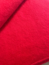 Load image into Gallery viewer, Thick Intense Red DOUBLE/QUEEN Wanganui Woollen Mills NZ Wool Blanket
