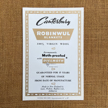 Load image into Gallery viewer, Canterbury Robinwul Advertising Poster/Product Insert
