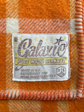 Load image into Gallery viewer, Mandarin Orange SINGLE NZ Wool blanket  - Galaxie!
