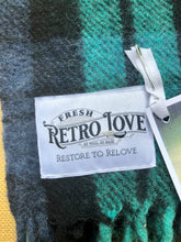 Load image into Gallery viewer, Classic Green &amp; Blue Tartan KNEE/TRAVEL RUG - New Zealand Wool - Fresh Retro Love NZ Wool Blankets
